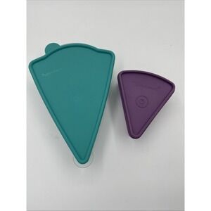 Vintage Tupperware Pie Slice Wedge Keepers For Pizza And Pie Slices